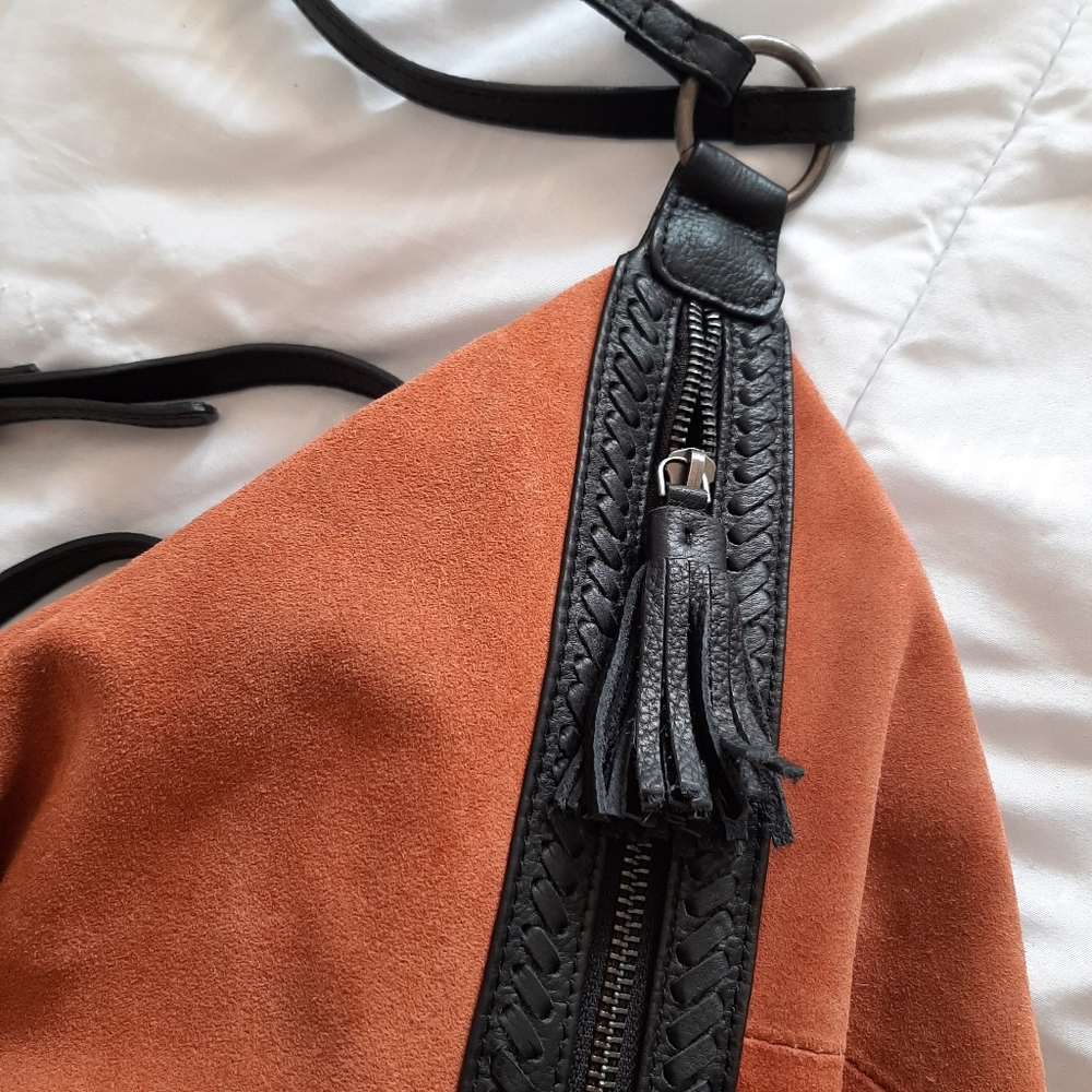 Free People Serena Suede Slouchy Backpack - Picture 4 of 11